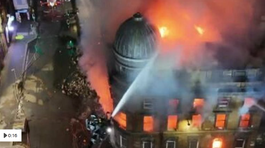 格拉斯哥中央车站大火